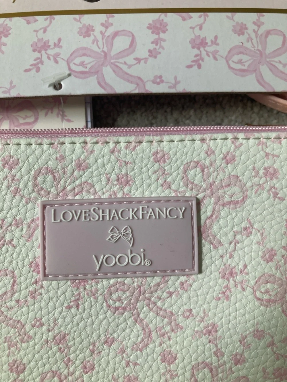IN-HAND | LoveShackFancy x Target Yoobi Coquette Bow Pencil Case Spiral Notebook